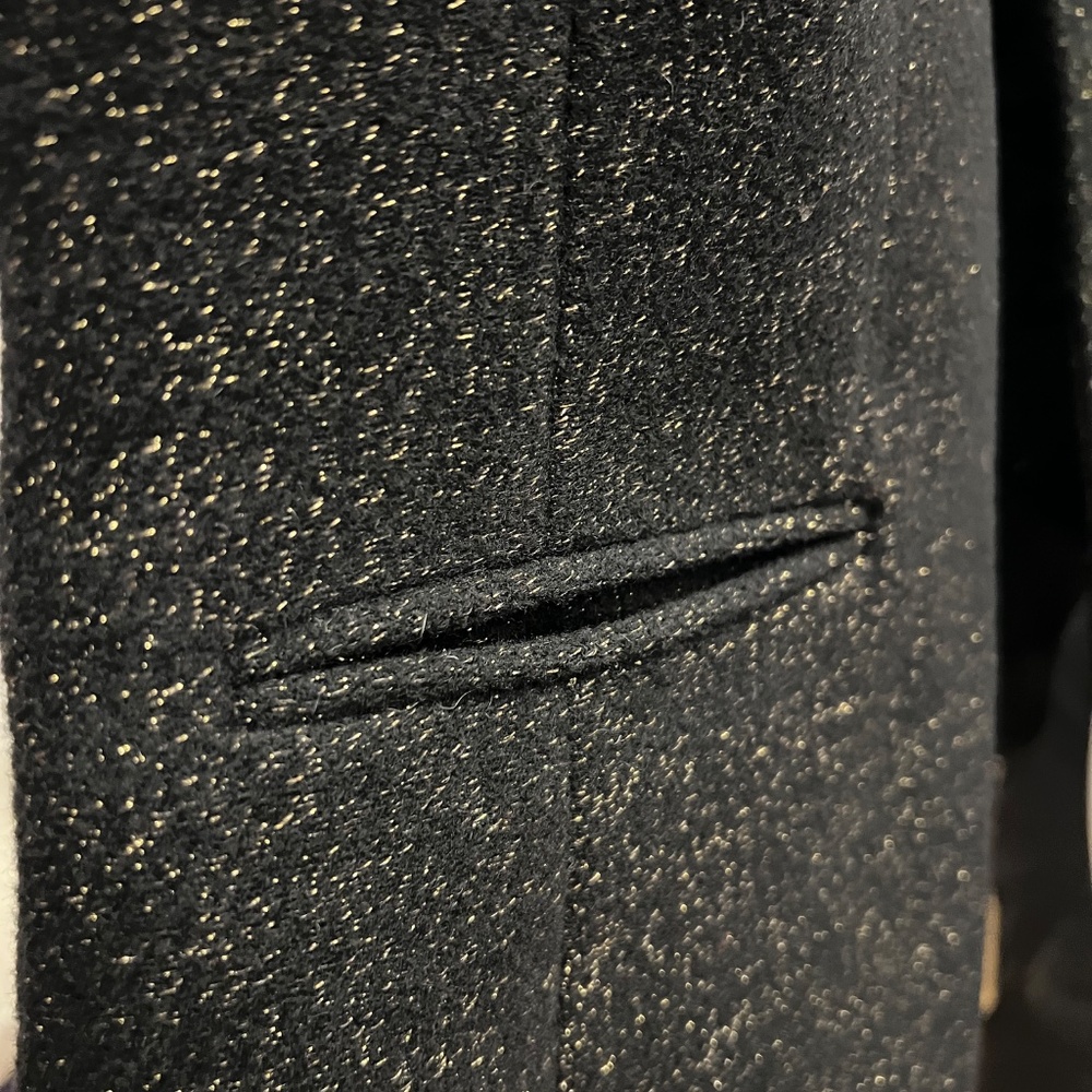 J. Crew Going Out Blazer In Black Lurex NWT - Picture 8 of 11